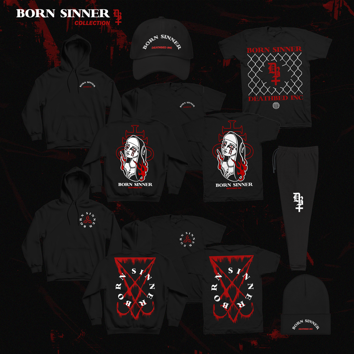 BORN SINNER COLLECTION Deathbed.Inc
