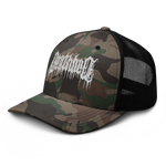 DB Death Drip Logo Camouflage Trucker Hat