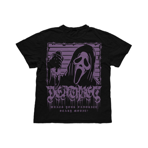 DB Ghostface Tee (Purple Ink)