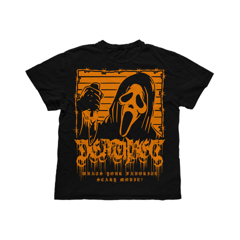 DB Ghostface Tee (Orange Ink)
